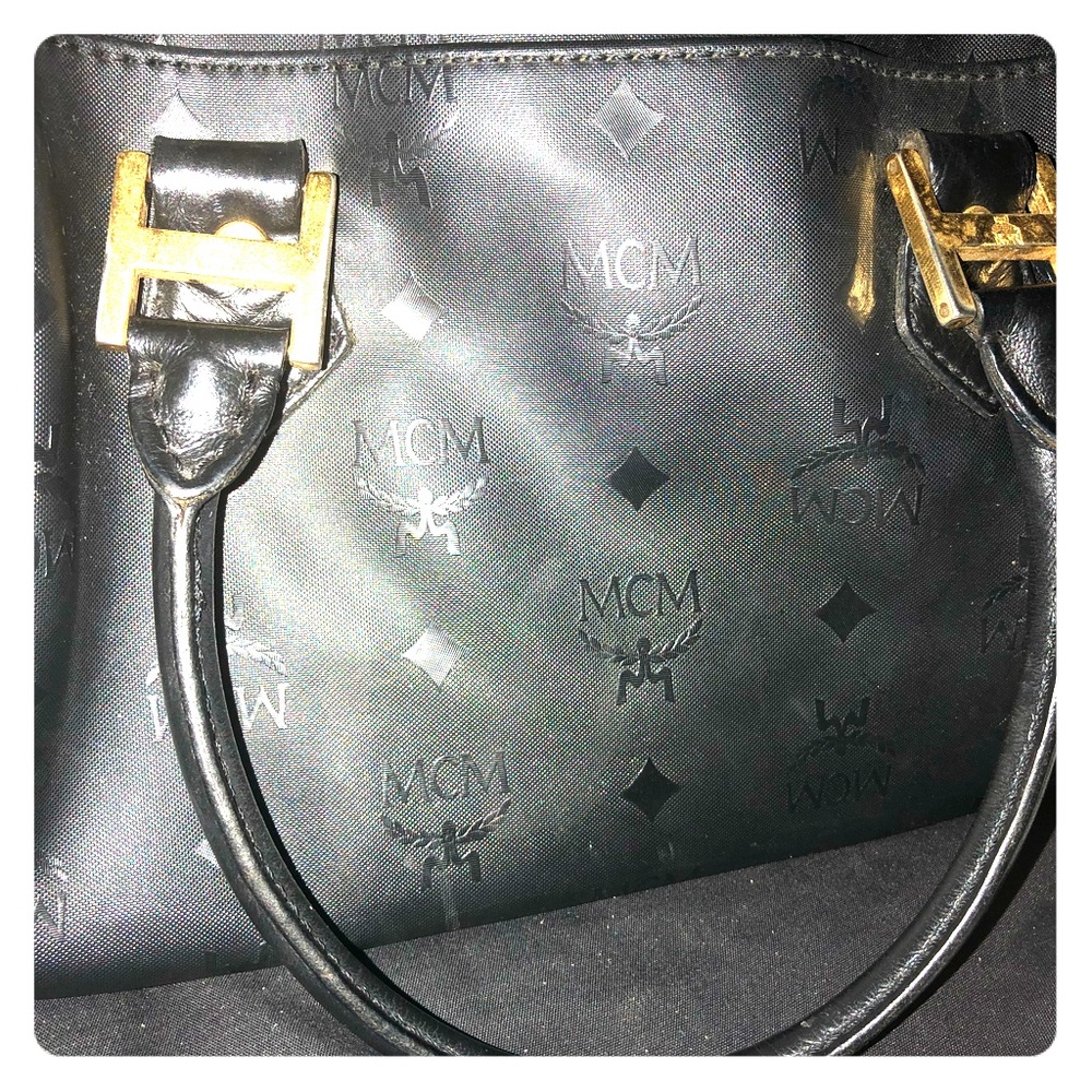 Authentic MCM black bag